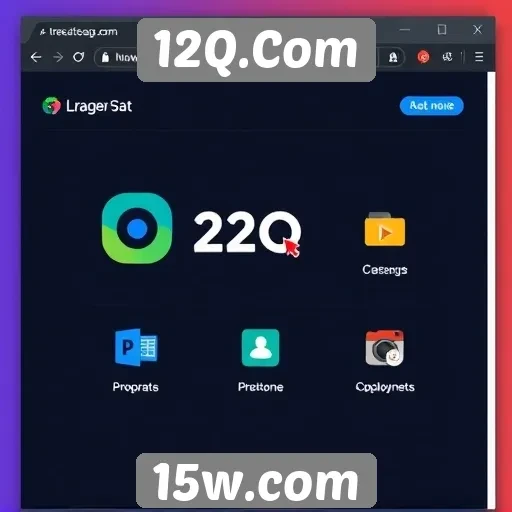Navegando pela interface do usuário do 12Q.Com